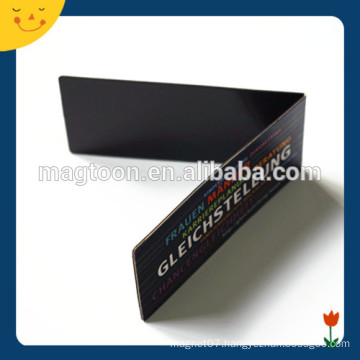 Rectangle custom made magnetic bookmark